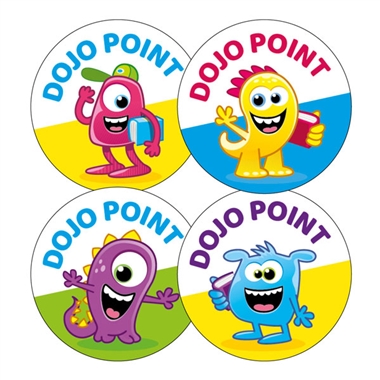 20 Dojo Point Stickers - 32mm