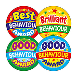 Behaviour Reward Stickers (20 Stickers - 32mm) Brainwaves