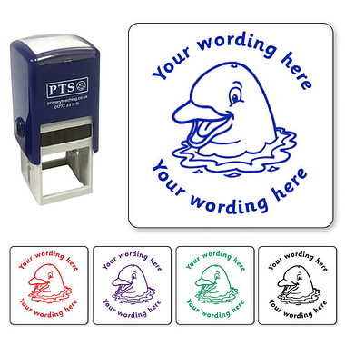 Personalised Dolphin Stamper (25mm)