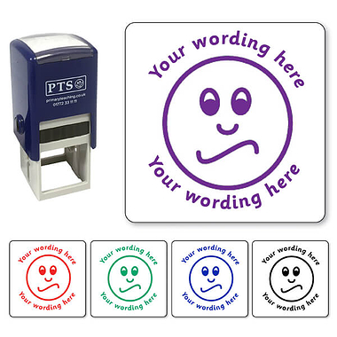 Personalised Unsure Face Stamper (25mm)