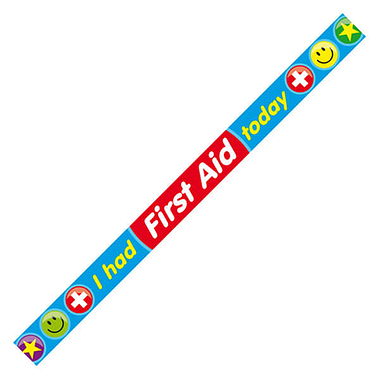 I had First Aid today today Wristbands (10 Wristbands - 220mm x 13mm) Brainwaves
