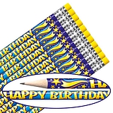 Happy Birthday Pencils (12 Pencils) Brainwaves