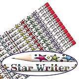 Star Writer Metallic Pencils (12 Pencils) Brainwaves