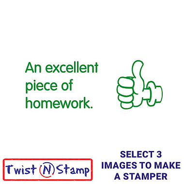 An Excellent Piece of Homework Stamper - Twist N Stamp