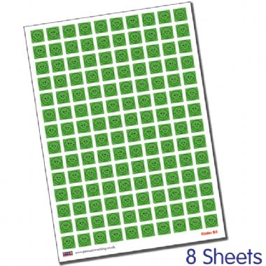 Smiles Value Pack (4480 Stickers - 16mm Square)