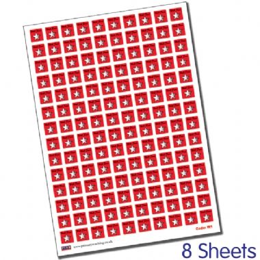 Metallic Stars Value Pack - Well Done (4480 Stickers - 16mm Square)