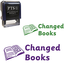 Changed Books Stamper - 38 x 15mm
