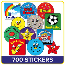 Classic Stickers Value Pack (700 Stickers)