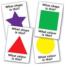 Colour & Shape Sorting Card Activity (32 Cards - A6)