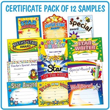 *Special Offer* Sticker Box Plus Certificate Sample Pack