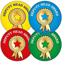 Deputy Head Award Stickers (35 Stickers - 37mm)