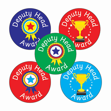 Deputy Head Award Stickers (70 Stickers - 25mm)