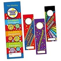 Design Your Own Bookmark - Excellent Attendance (59mm x 210mm)