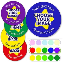 Design Your Own Stickers - Colour Palette (35 Stickers - 37mm)