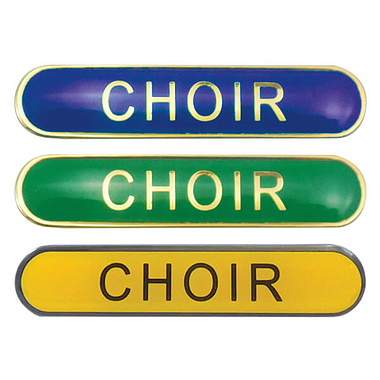 Enamel Choir Bar Badge