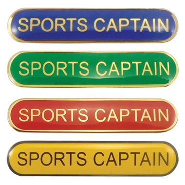Enamel Sports Captain Bar Badge