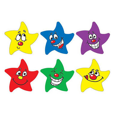 Expression Stickers - Stars (100 Stickers - 16mm)