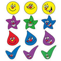 Expressions Stickers - Mixed Shapes (140 Stickers - approx. 15mm)