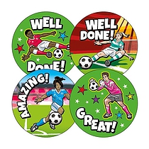 Football Reward Stickers (20 Stickers - 32mm)