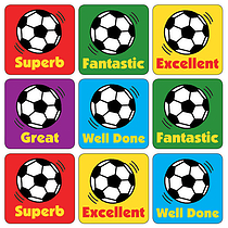 Football Stickers (35 Stickers - 20mm)