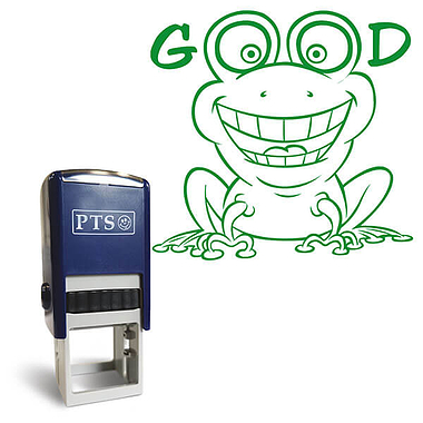 Good to be Green Frog Stamper - Green - 25mm