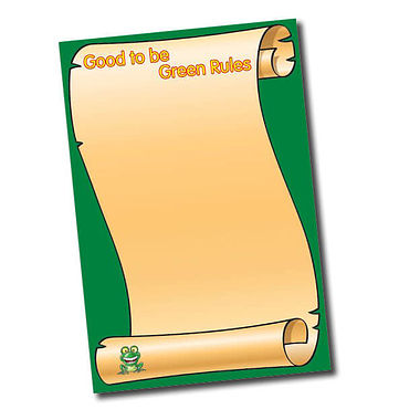 Good to be Green Rules Paper Poster (A2 - 620mm x 420mm)