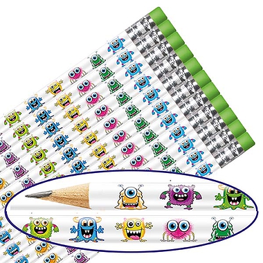 Monster Pencils (12 Pencils) 