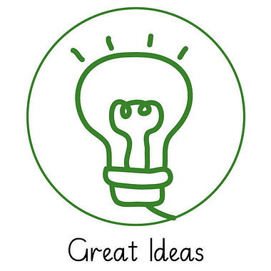 Great Ideas Light Bulb Stamper - Pedagogs - Green - 25mm