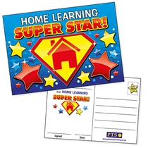 Home Learning Super Star Postcards (20 Postcards - A6)