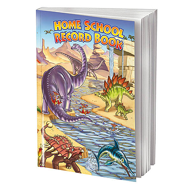 Home School Record Book - Dinosaurs (A5 - 88 Pages)