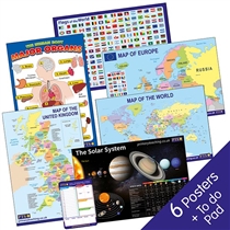 Humanities & Science 6 x Poster Pack (A2)