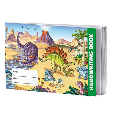 Handwriting Book - Dinosaur (A5 - 32 Pages)