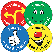 I Made a Good Choice Stickers (35 Stickers - 37mm)
