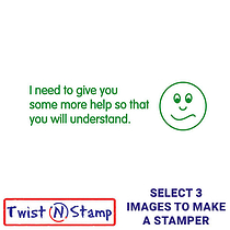I Need to Give You More Help Twist N Stamp Brick - Green