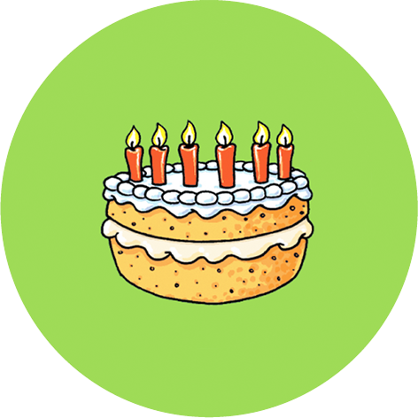 Paper House: Photoreal Birthday Cake stickers – Sticker Stash Outlet