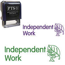 Independent Work Stamper - 38 x 15mm