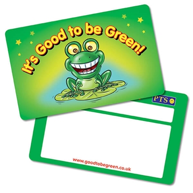 It's Good to be Green CertifiCARDS (10 Cards - 86mm x 54mm)