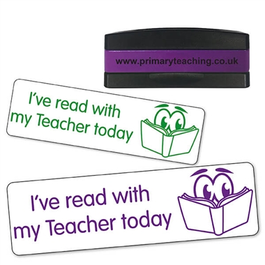 I've Read With My Teacher Today Stakz Stamper (44mm x 13mm)