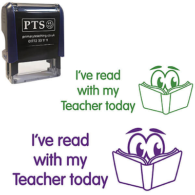I've Read with My Teacher Today Stamper - 38 x 15mm