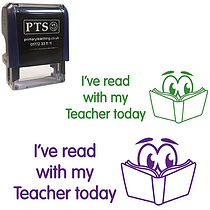 I've Read with My Teacher Today Stamper - 38 x 15mm