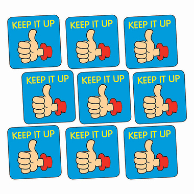 Keep It Up Stickers (140 Stickers - 16mm)