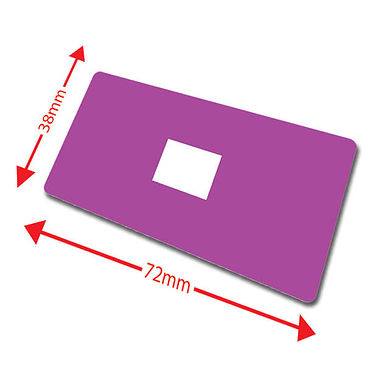 Large Library Labels - Purple (100 Labels - 72mm x 38mm)