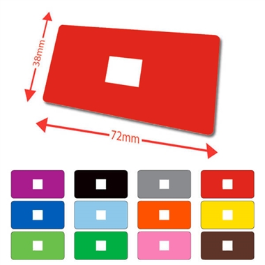 Library Labels - Available in 12 colours (100 labels - 72mm x 38mm)