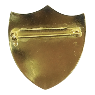 Captain Enamel Badge - Yellow (30mm x 26.4mm) 