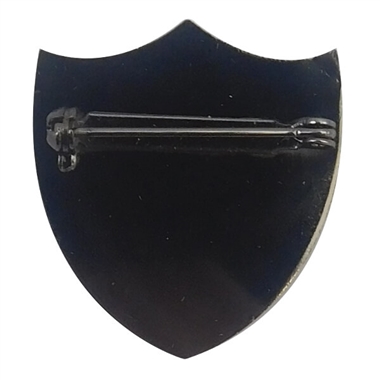 Enamel Sports Captain Shield Badge - Yellow - 30 x 26mm