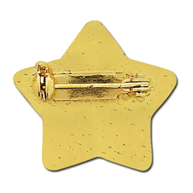 Enamel Star Badge - Yellow