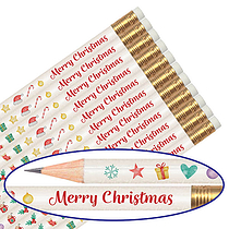 Merry Christmas Pencils (Set of 12)