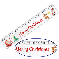 Merry Christmas Ruler (15cm)