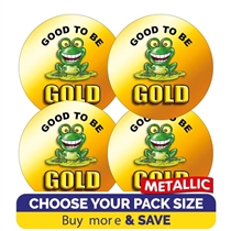 Metallic Good to be Gold Stickers - 37mm