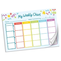 My Weekly Chart Pad - 40 Sheets (A4)